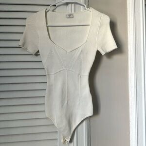 A&F Corset Inspired Bodysuit